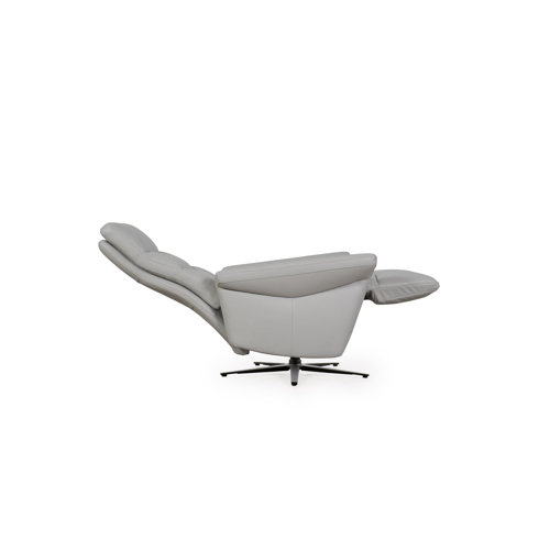 Orren Ellis Dayse Leather Swivel Power Recliner Wayfair